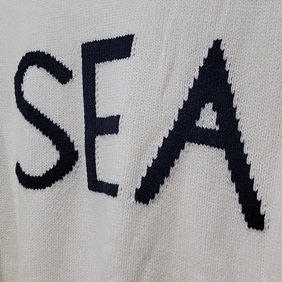 Loft White Knit Sweater 'SEA' - Picture 3 of 6